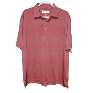 Donald Ross Men’s Golf Polo Size XL Striped Print Lightweight Comfort